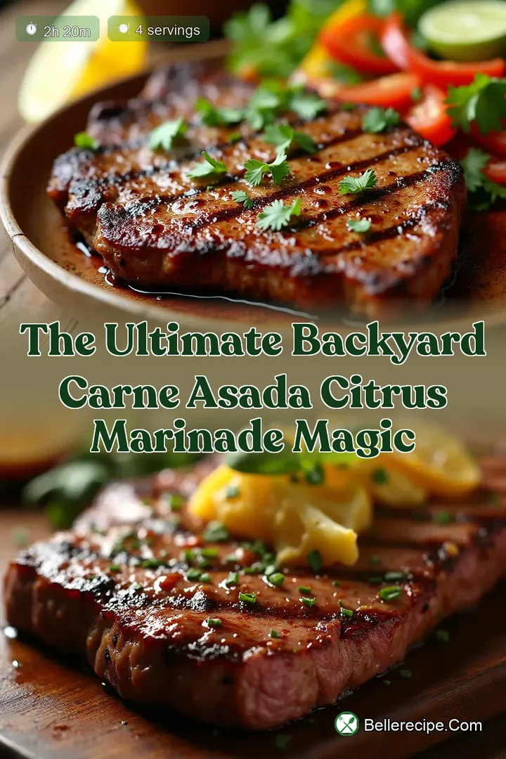 The Ultimate Backyard Carne Asada Citrus Marinade Magic