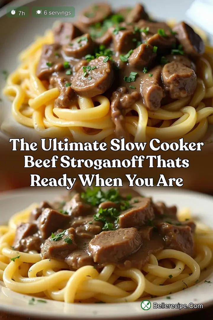 The Ultimate Slow Cooker Beef Stroganoff Thats Ready When You Are
