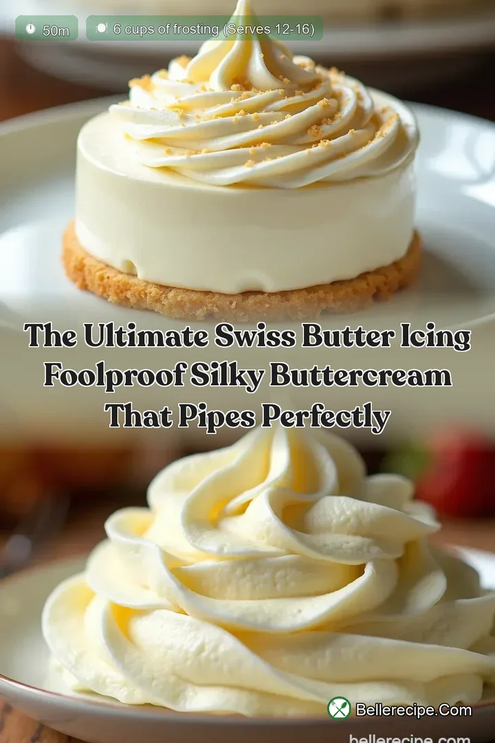 The Ultimate Swiss Butter Icing Foolproof Silky Buttercream That Pipes Perfectly