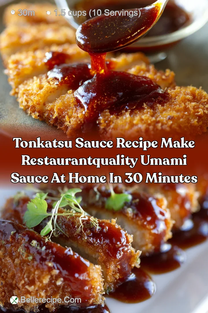 Tonkatsu Sauce Recipe Make RestaurantQuality Umami Sauce at Home in 30 Minutes