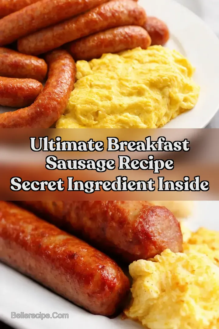 Ultimate Breakfast Sausage Recipe Secret Ingredient Inside