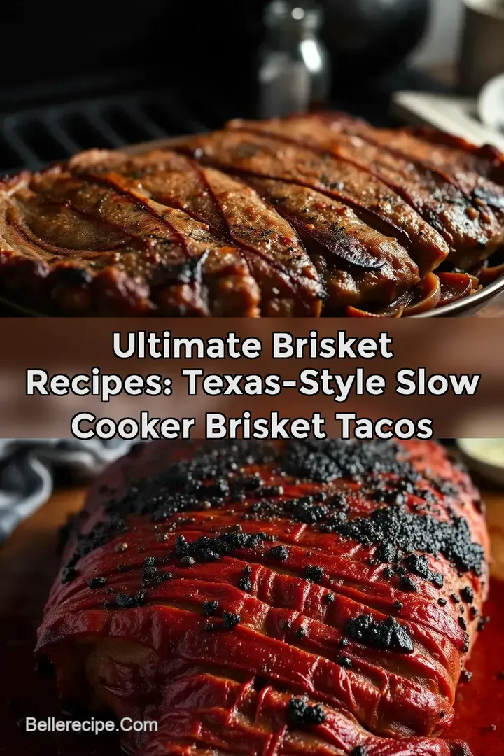 Ultimate Brisket Recipes: Texas-Style Slow Cooker Brisket Tacos