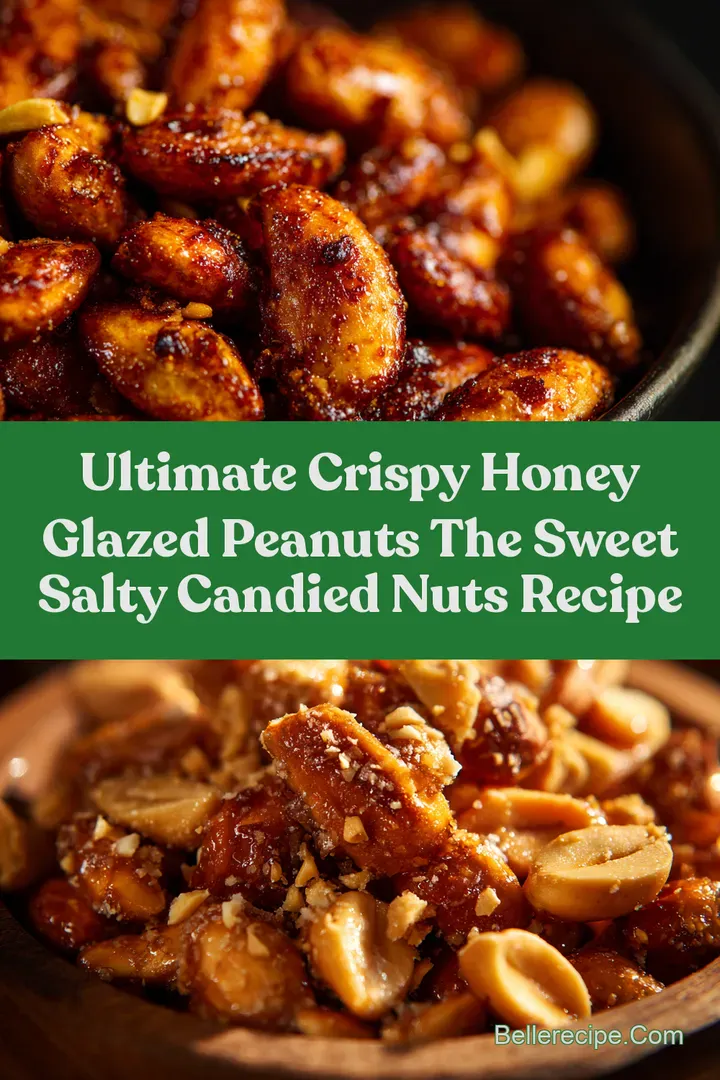 Ultimate Crispy Honey Glazed Peanuts The Sweet Salty Candied Nuts Recipe