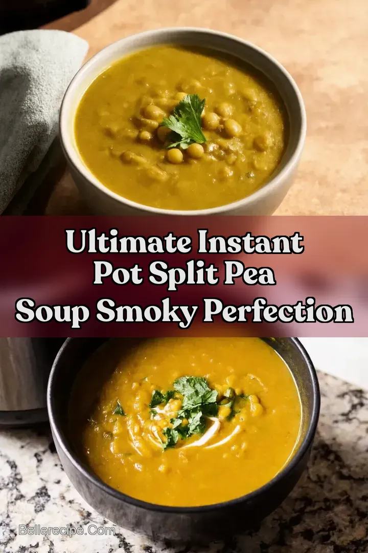 Ultimate Instant Pot Split Pea Soup Smoky Perfection : PIN FOR LATER Ultimate Instant Pot Split Pea Soup Smoky Perfection