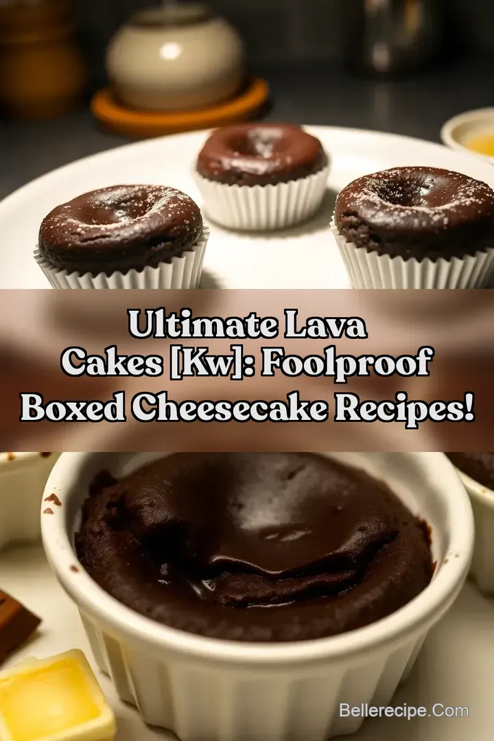Ultimate Lava Cakes [kw]: Foolproof Boxed Cheesecake Recipes!