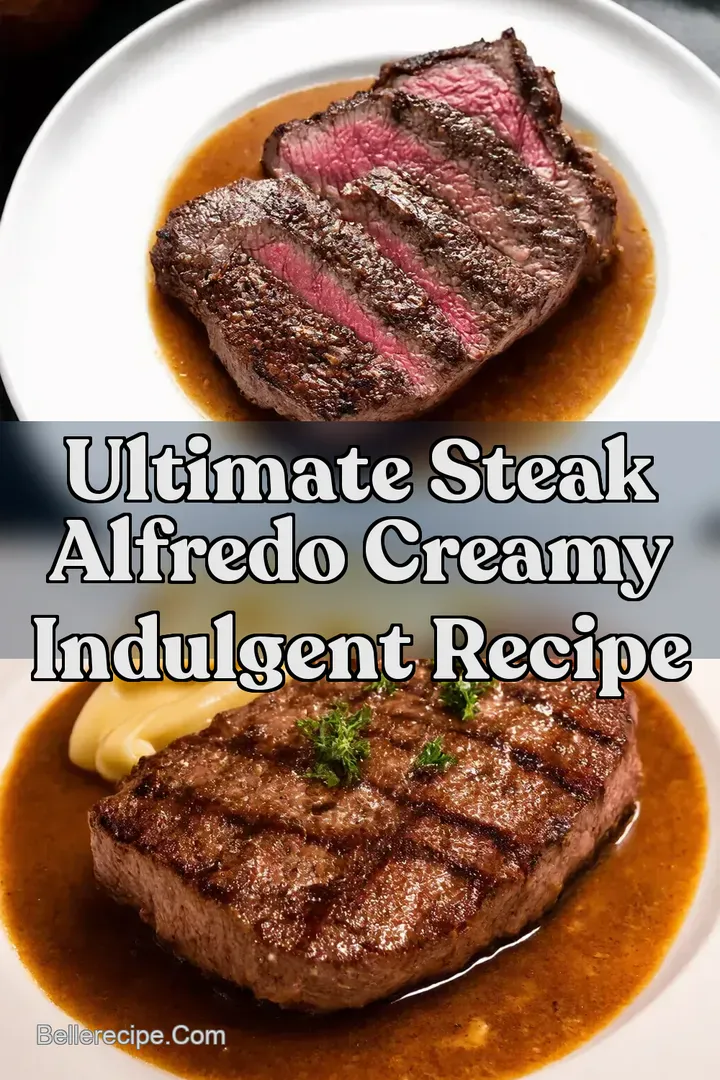 Ultimate Steak Alfredo Creamy Indulgent Recipe : PIN FOR LATER Ultimate Steak Alfredo Creamy Indulgent Recipe