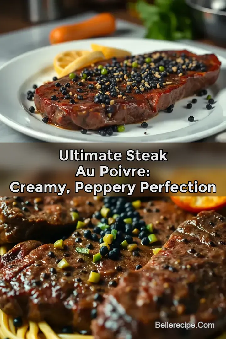 Ultimate Steak Au Poivre: Creamy Peppery Perfection