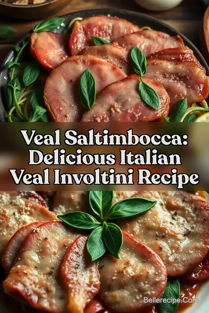 Veal Saltimbocca: Delicious Italian Veal Involtini Recipe