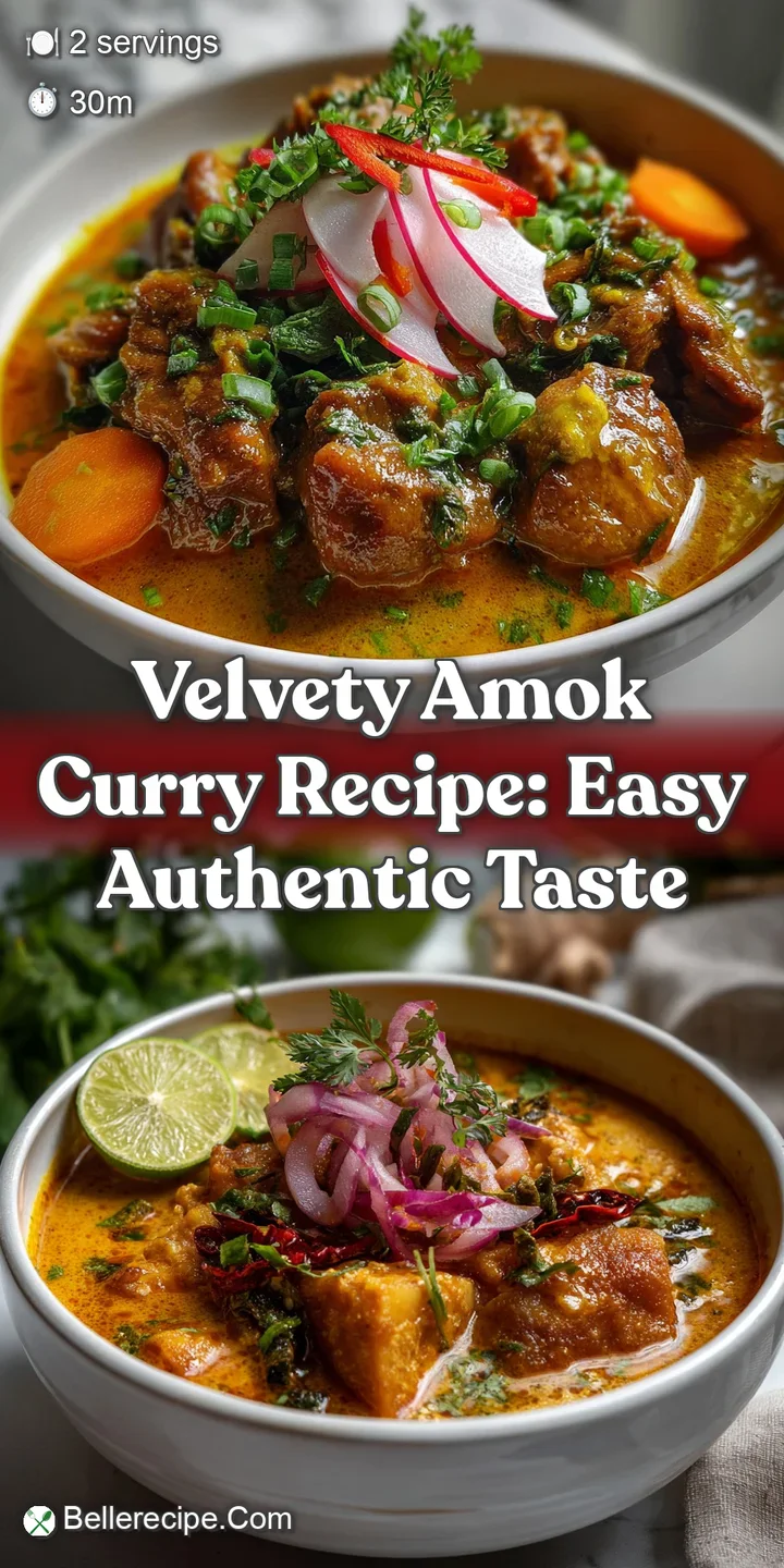 Velvety Amok Curry Recipe: Easy Authentic Taste