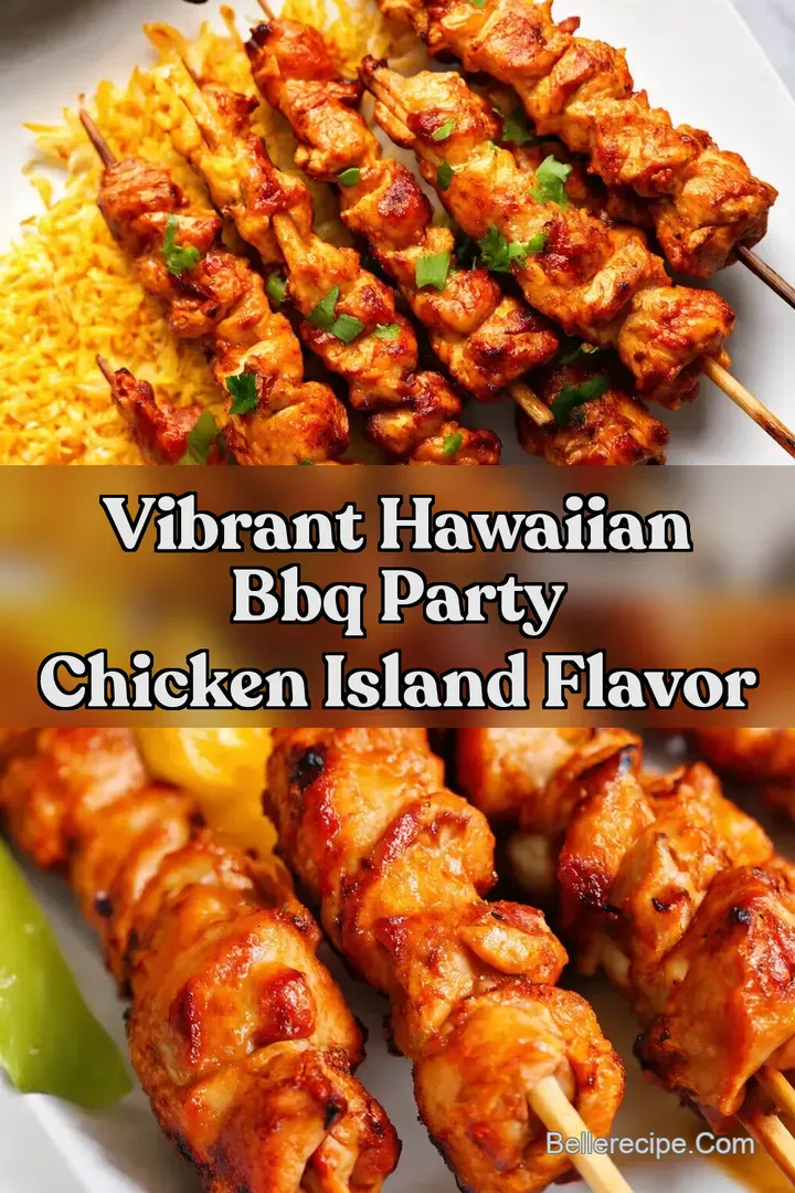 Vibrant Hawaiian BBQ Party Chicken Island Flavor