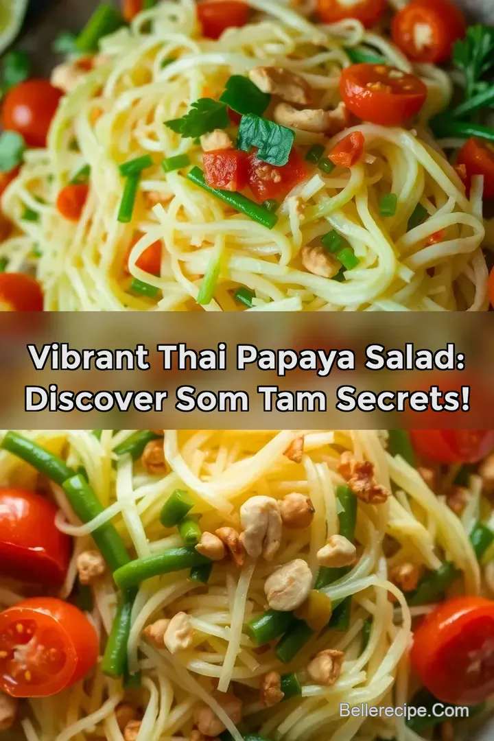 Vibrant Thai Papaya Salad: Discover Som Tam Secrets!
