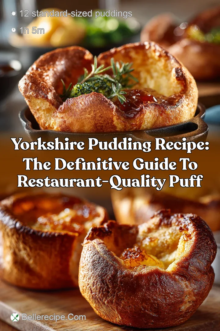 Yorkshire Pudding Recipe: The Definitive Guide to Restaurant-Quality Puff