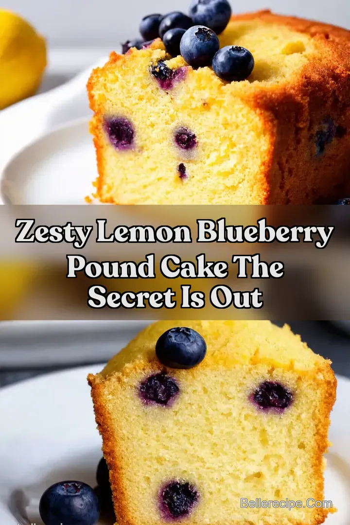 Zesty Lemon Blueberry Pound Cake The Secret Is Out : PIN FOR LATER Zesty Lemon Blueberry Pound Cake The Secret Is Out