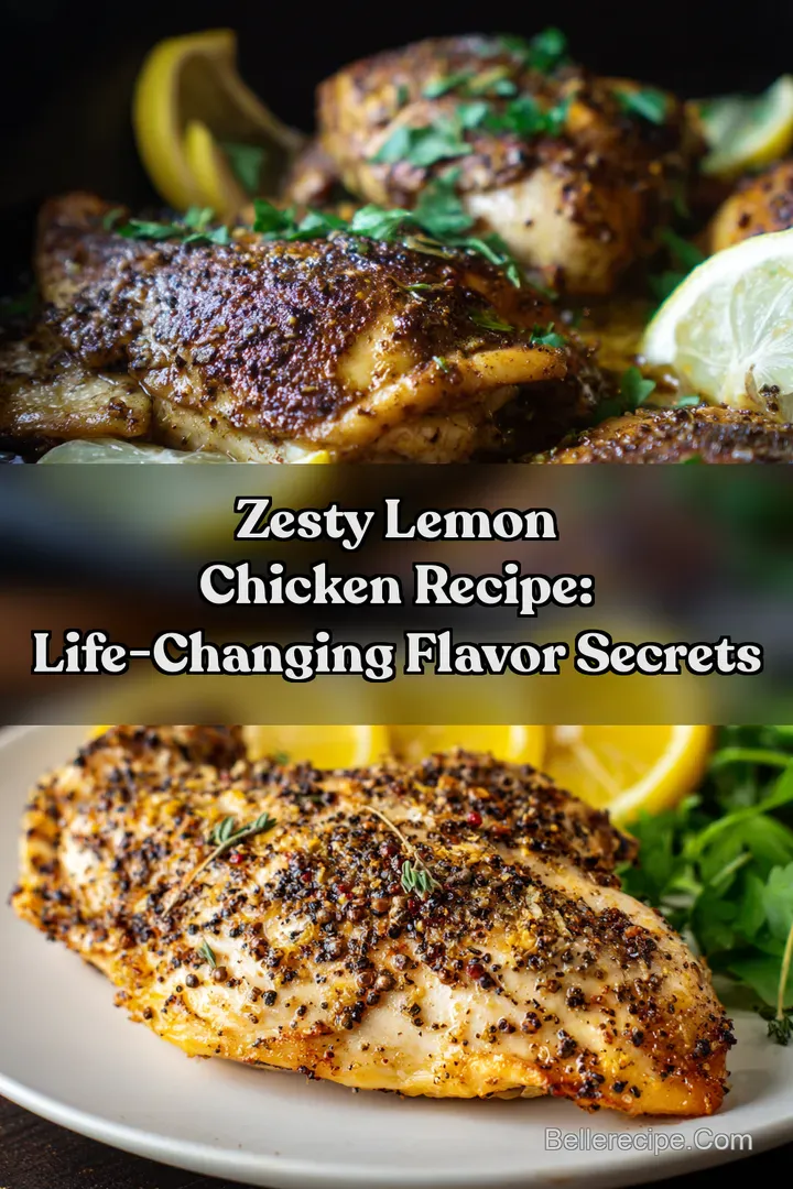 Zesty Lemon Chicken Recipe: Life-Changing Flavor Secrets : PIN FOR LATER Zesty Lemon Chicken Recipe: Life-Changing Flavor Secrets