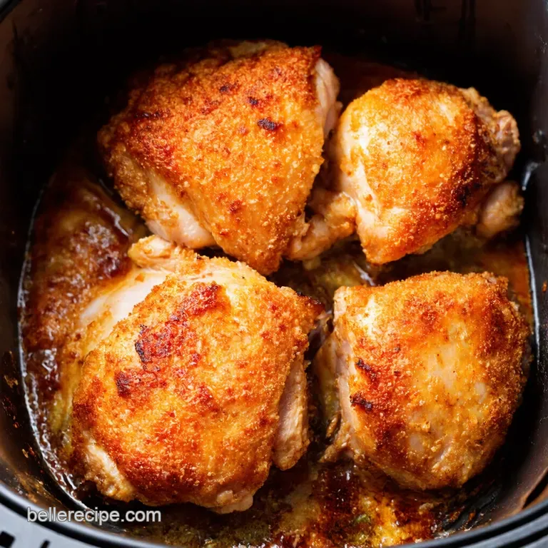 Air Fryer Crispy Chicken Thighs Weeknight Winner presentation