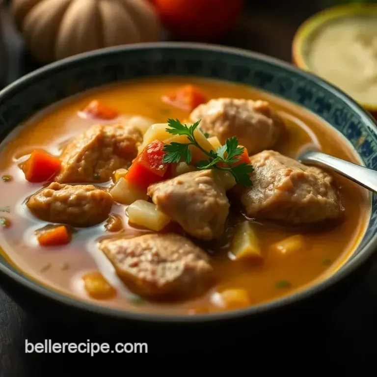 Ajiaco: A Cozy Colombian Chicken and Potato Soup presentation