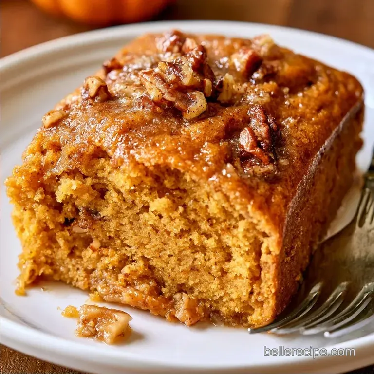 Almond Flour Pumpkin Cake with Maple Syrup