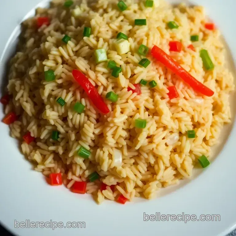 Arroz con Gandules: Puerto Rican Rice with Pigeon Peas presentation