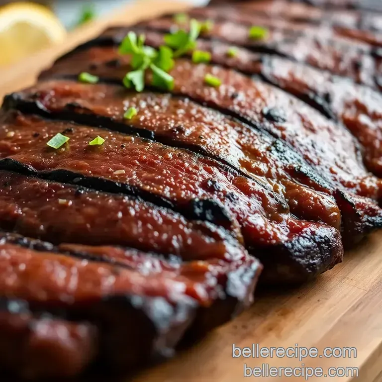 Authentic Brazilian Churrasco Steak presentation
