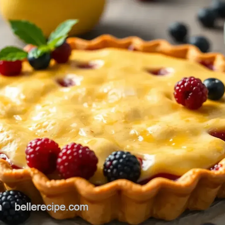Goumi Pie with a Zesty Tang