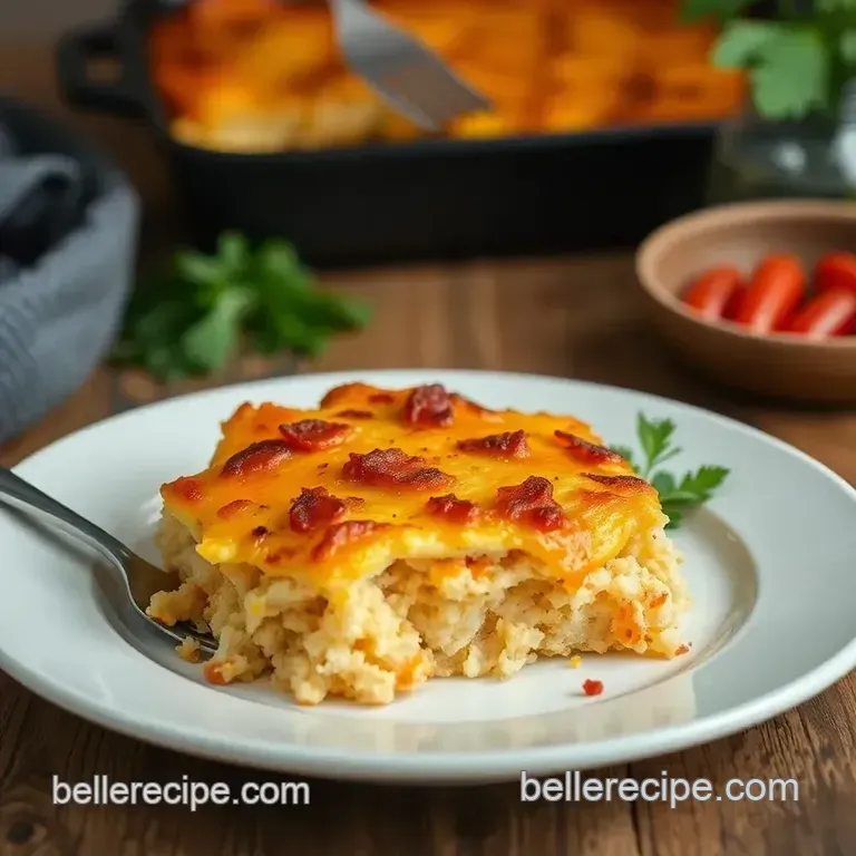 Bake Hash Browns Breakfast Casserole Delight presentation