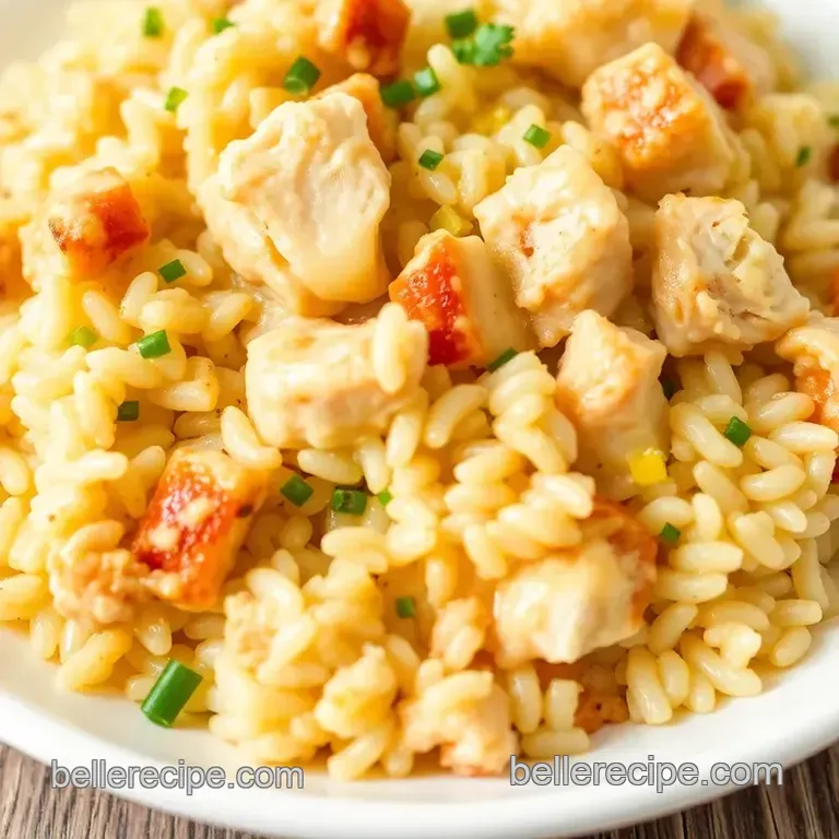 Mama' s Hearty Chicken & Rice Casserole: A Wholesome Comfort Dish presentation