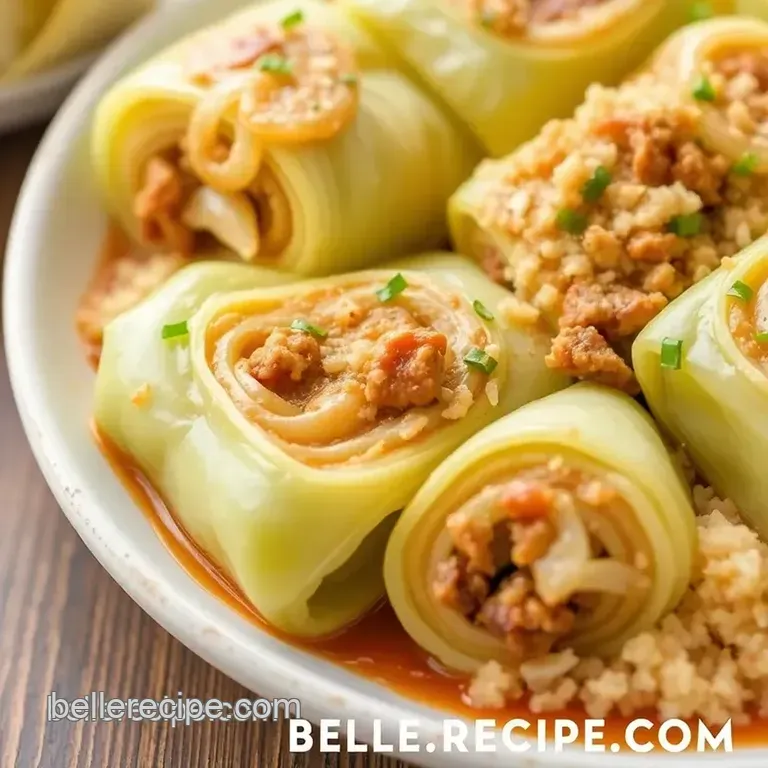 Hearty Baked Savory Cabbage Rolls: a Comforting Classic presentation