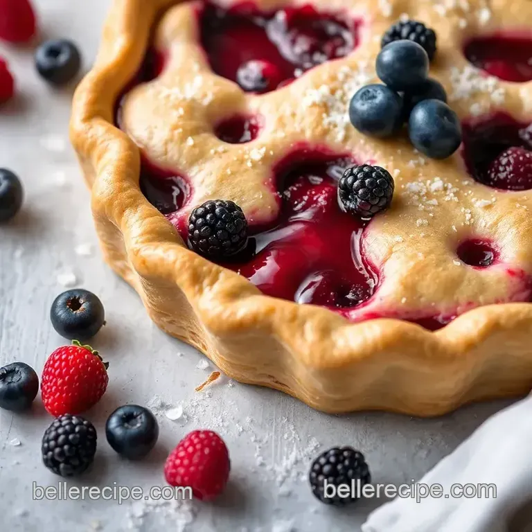 Perfectly Plump Goumi Berry Pie: a Sweet Slice of Nature presentation