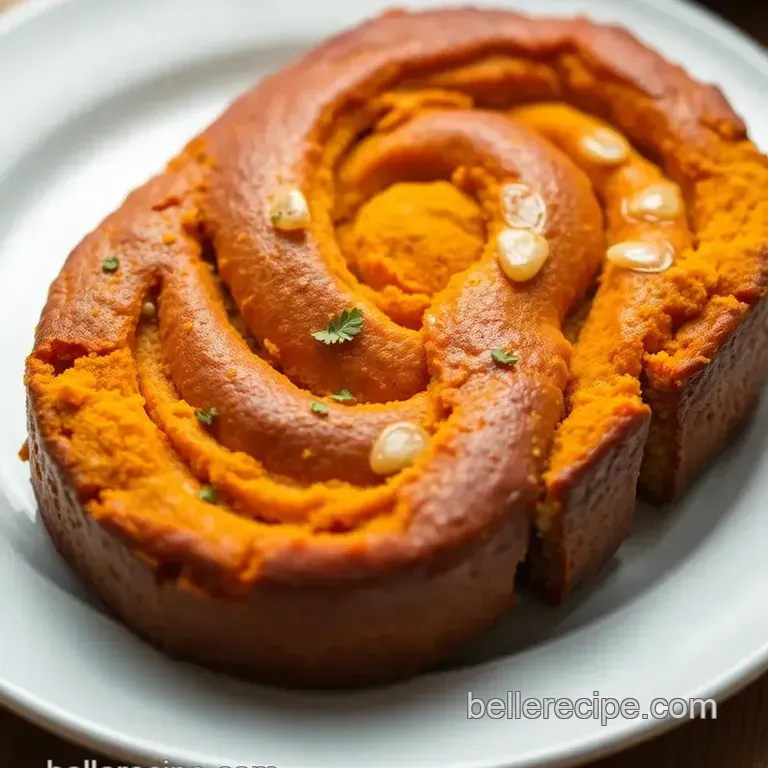 Savory Sweet Potato Miso Bread: A Wholesome Twist presentation