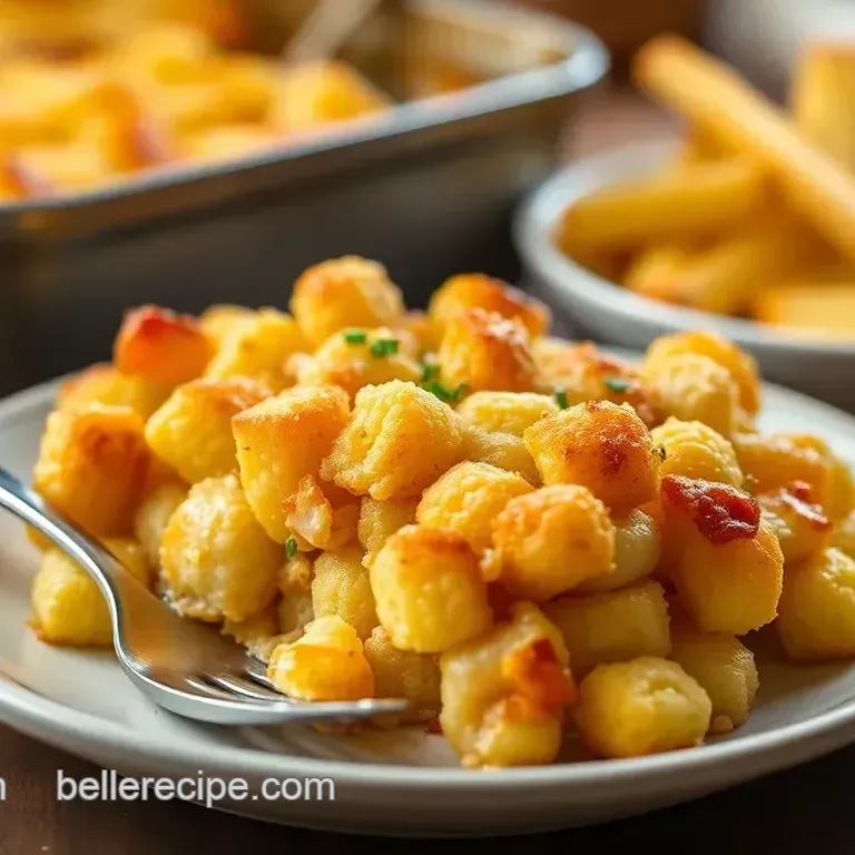 Quick & Easy Baked Tater Tot Casserole