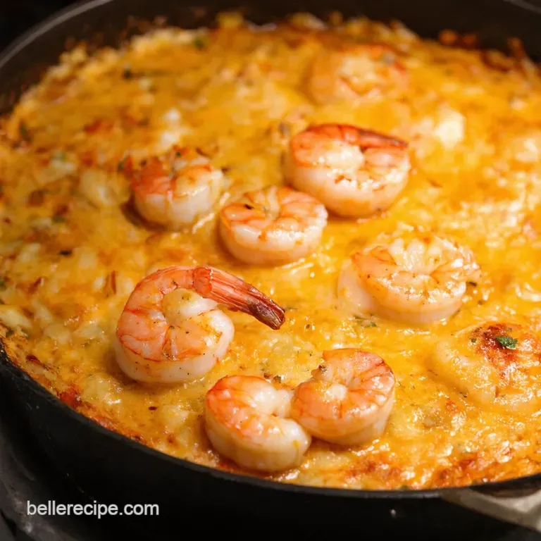 Baked Parmesan Shrimp Scampi A Deliciously Cheesy Twist presentation