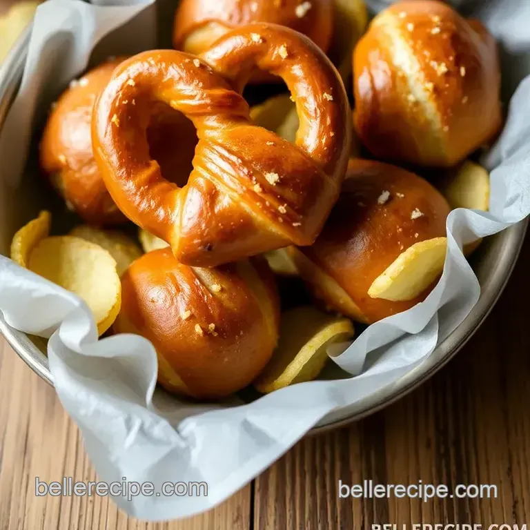 Crispy Crunchy Pretzel-Wrapped Potato Chip Bites presentation