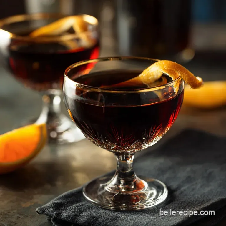 Black Manhattan: the Easiest Recipe for a Velvety Amaro Cocktail presentation
