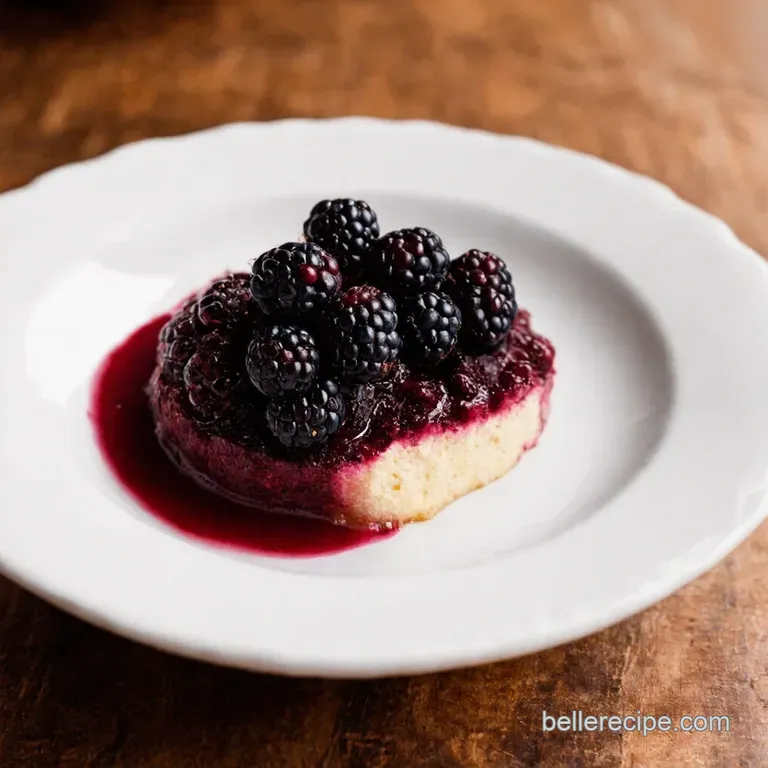 Blackberry Earl Grey Compote a Taste of British Summer presentation