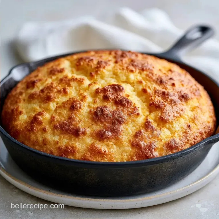 Crispy Brown Butter Skillet Cornbread