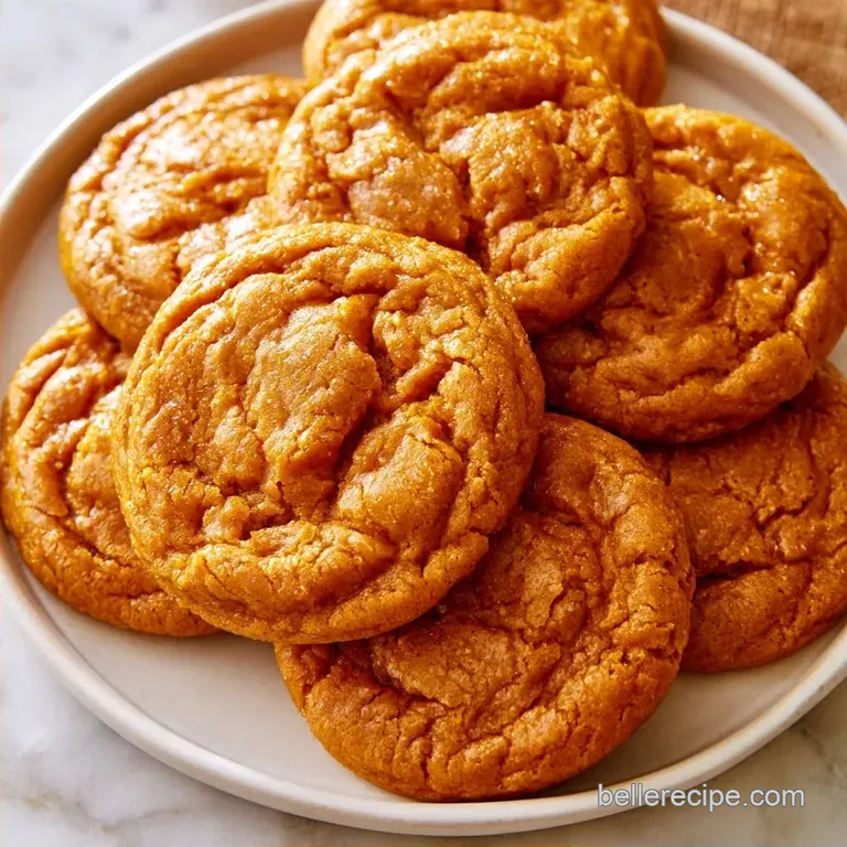 Chewy Brown Sugar Pumpkin Cookies