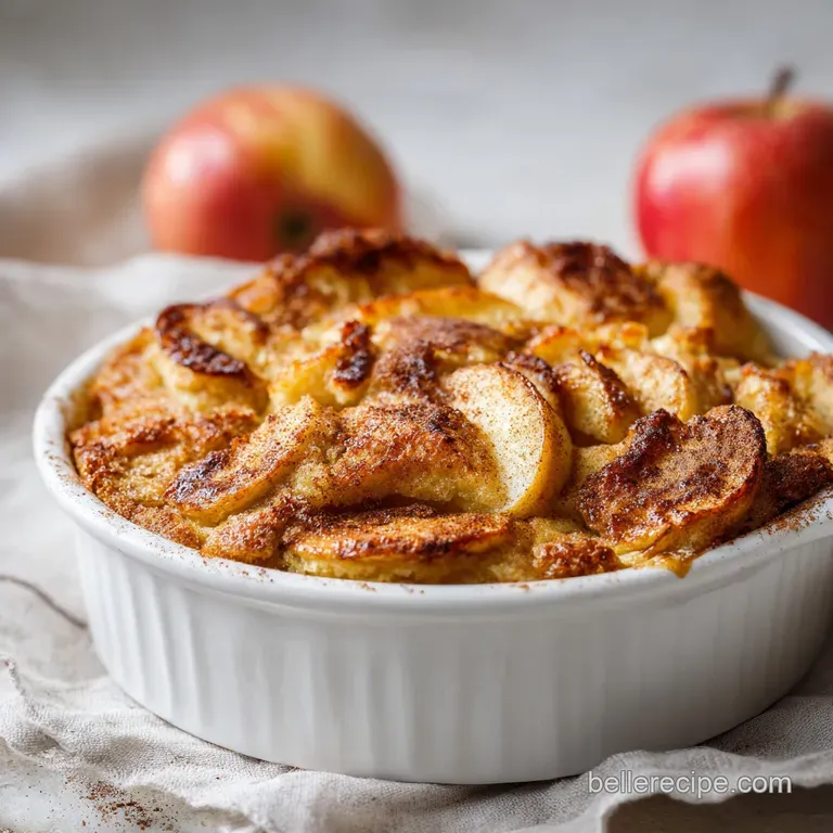Caramel Apple Dump Cake with Fresh Apples and Cinnamon