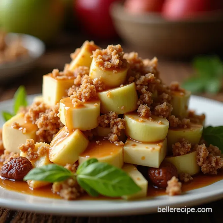 The Showstopper Caramel Apple Snickers Salad Creamy Crunchy and Completely Irresistible presentation