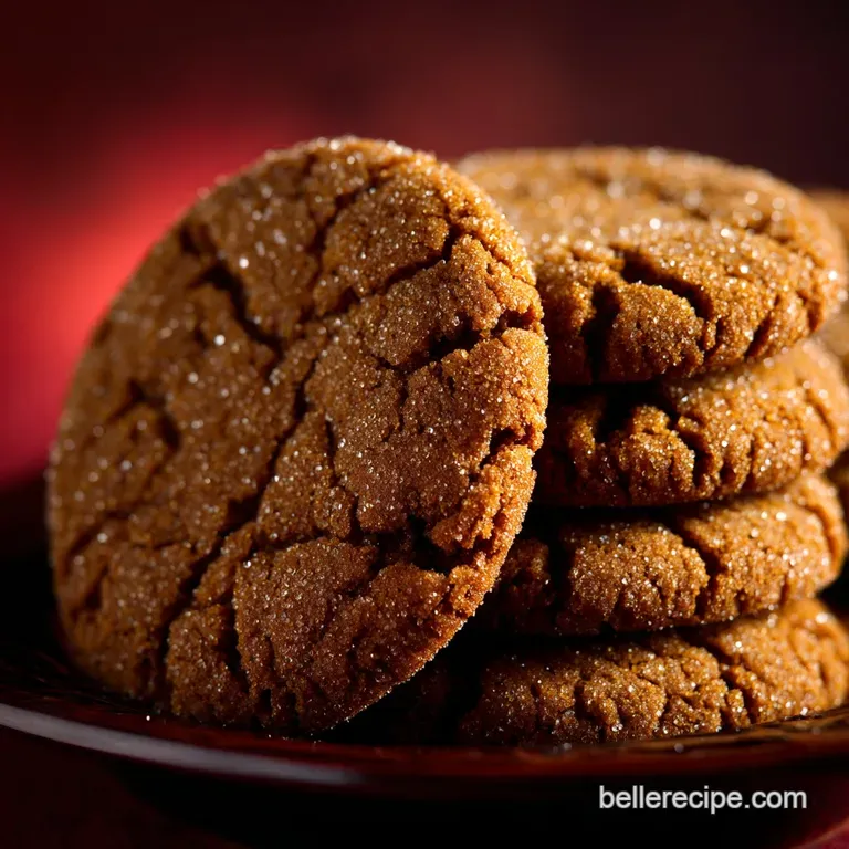 Chewy Molasses Cookies: the Ultimate Thick Ginger Spiced Classic presentation