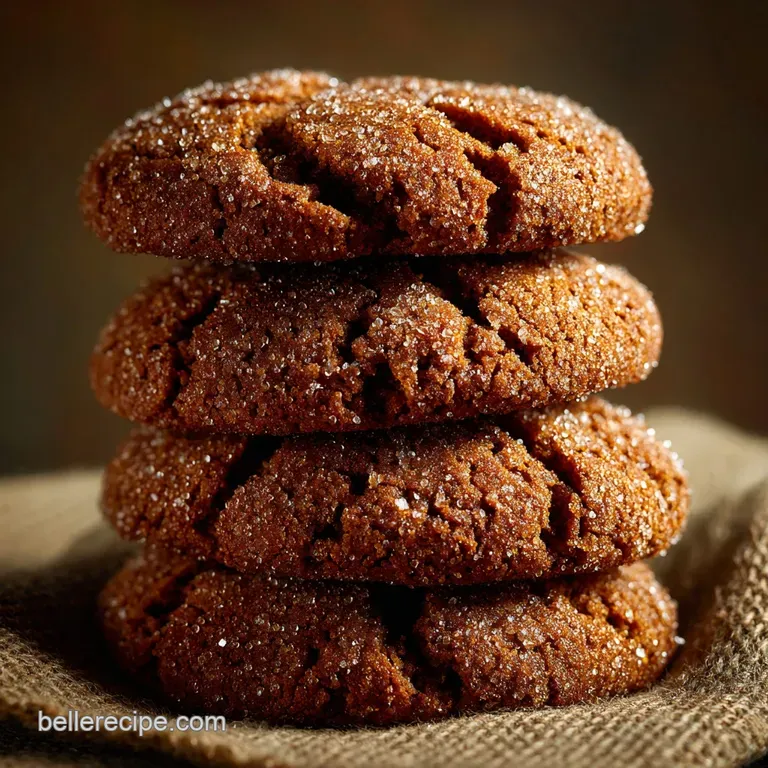 Chewy Molasses Cookies: The Ultimate Thick Ginger Spiced Classic