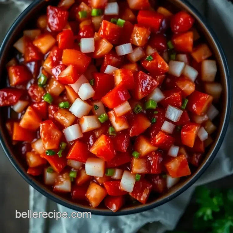 Chick-fil-A Inspired Salsa presentation