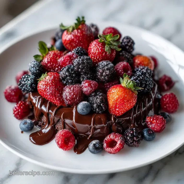 Chocolate and Berry Charcuterie Board