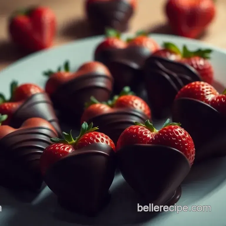 Chocolate-Dipped Strawberry Hearts