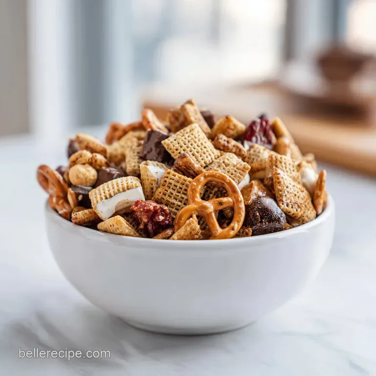 Christmas Chex Mix: Silky and Crispy