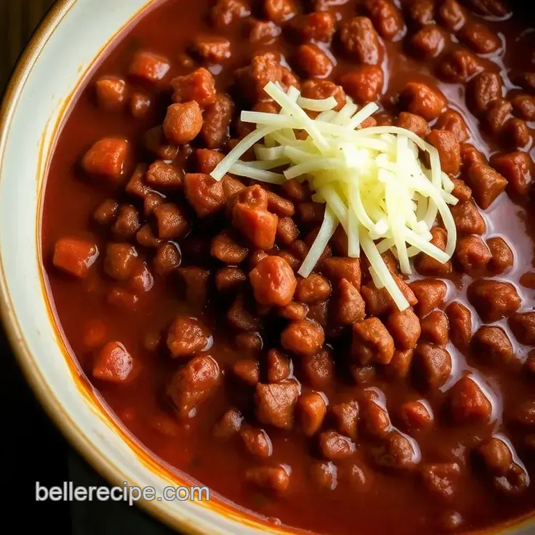 Cincinnati Chili: A Flavorful Twist on Classic Comfort Food presentation