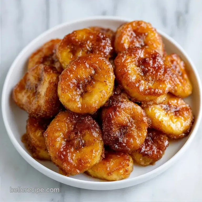 Caramelized Cinnamon Banana Bites