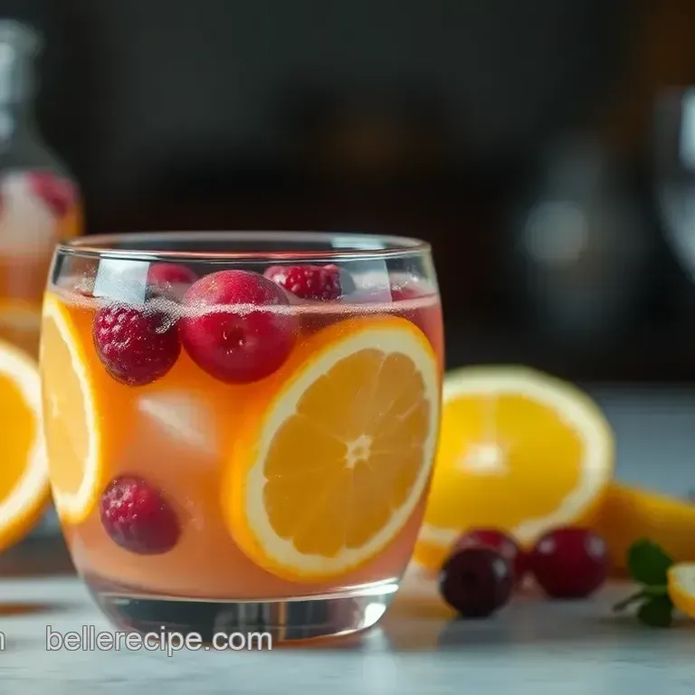 Citrus Berry Fizz: A Delightful Non-Alcoholic Punch