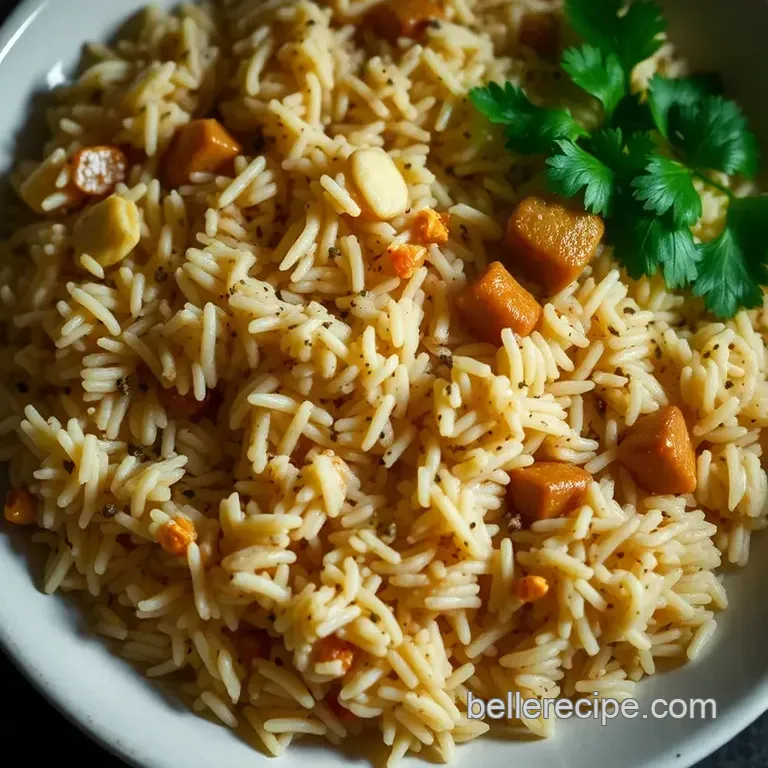 Classic Arroz con Gandules: The Heart of Puerto Rico on Your Plate presentation