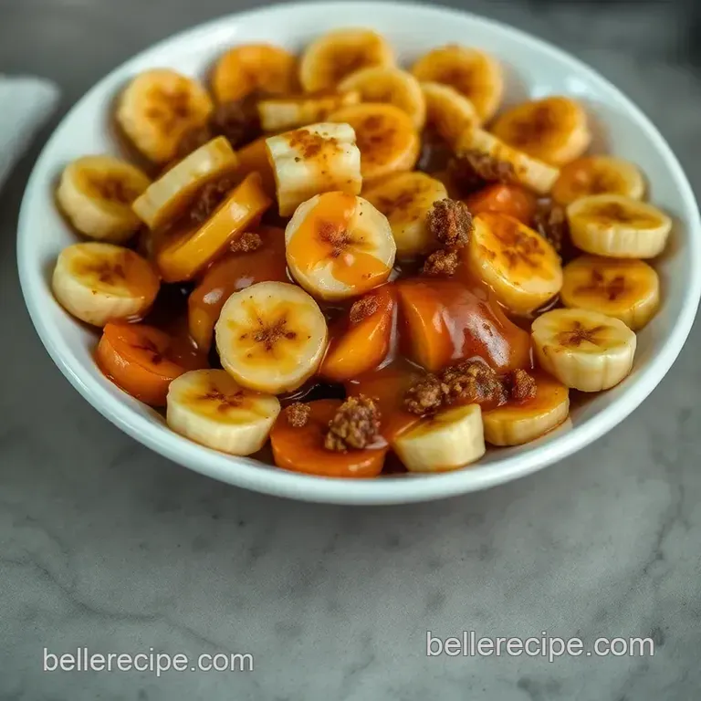 Classic Bananas Foster: a Flamboyant Delight presentation
