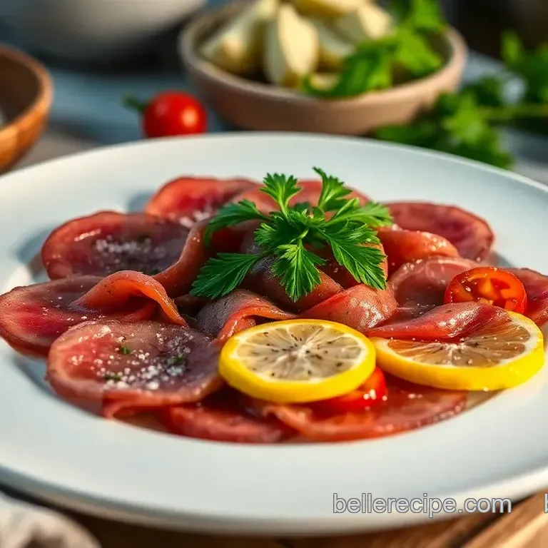 Classic Carpaccio: An Easy Elegant Italian Beef Appetizer